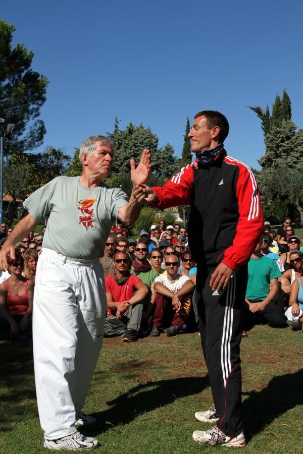 Shifu Oswald Elleberger und Mag. Christian Waltenberger